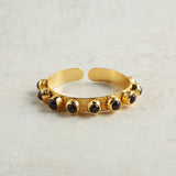 Virtue THE HAVEN LUXE GEMSTONE STUDDED CUFF BRACELET