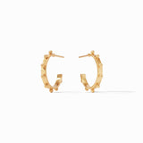 Julie Vos SOHO GOLD HOOP EARRINGS Gold Small