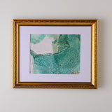 FRAMED PALETTE SERIES 8X10 GOLD SCROLL No 10