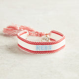 Gameday Luxe REBS TEAM TASSEL BRACELET