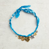 CV Designs BANDANA MULTI CHARM NECKLACE