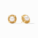 Julie Vos CABOCHON STUD Pearl