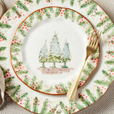 Arte Italica NATALE SALAD DESSERT PLATE