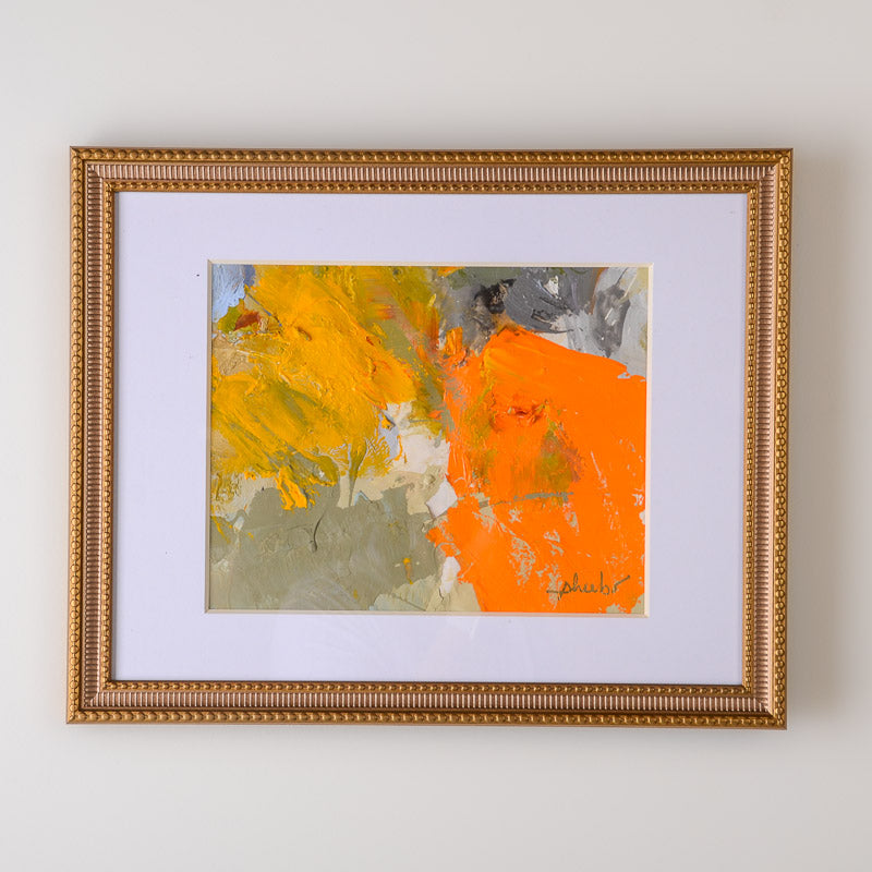FRAMED PALETTE SERIES 8X10 GOLD BEAD No 5