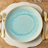 Simon Pearce BARRE DINNER PLATE Lagoon