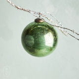 Raz Imports GREEN MARBLE FINISH BALL ORNAMENT 5