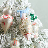 Creative Co-op HAND PAINTED ANTIQUE FINISH GLASS ORNAMENT