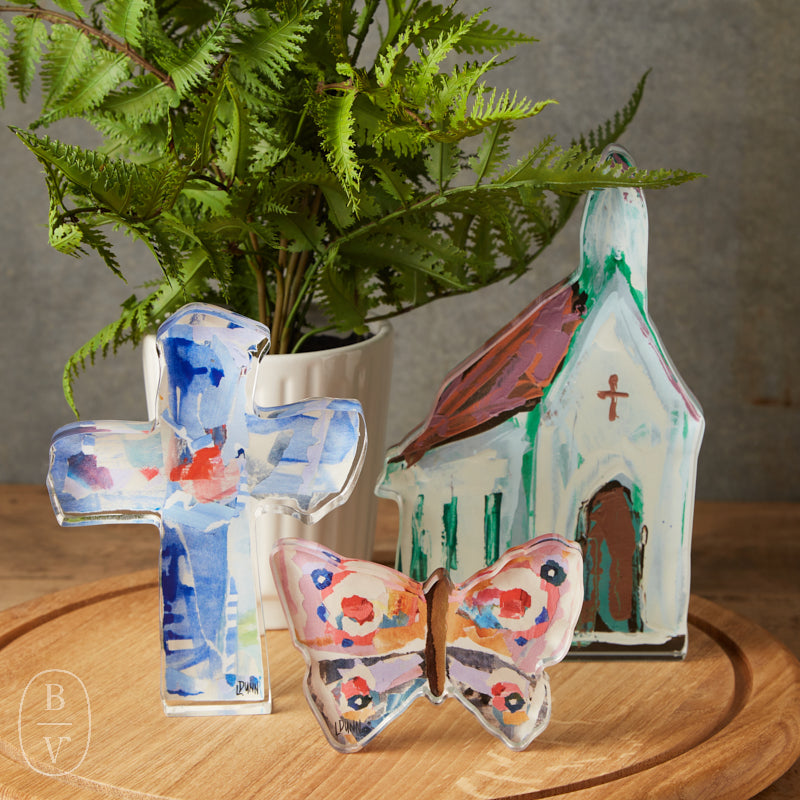 Lauren Dunn ACRYLIC EVERLASTING LOVE CROSS