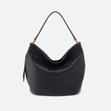 Hobo HARLEY HOBO BAG Black Pebbled Leather