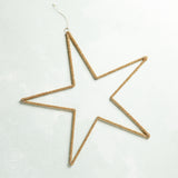 Creative Co-op BEADED HANGING METAL STAR 20