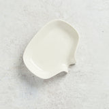 Creative Co-op DRIP SPOUT STONEWARE SOAP DISH