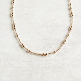 eNewton Design HOPE UNWRITTEN CHOKER NECKLACE Gold 4mm