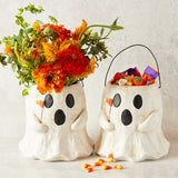 Mudpie PAPER MACHE GHOST TREAT BUCKET