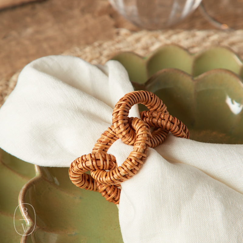Kim Seybert RATTAN LINK NAPKIN RING