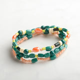 Ink and Alloy TRIO OF BEADED STRETCH BRACELETS