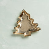 Creative Co-op ALUMINUM TREE SHAPED DISH Gold
