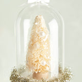 Park Hill Collection FROSTED SISAL TREE IN CLOCHE ORNAMENT