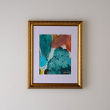 FRAMED PALETTE SERIES 8X10 GOLD SCROLL No 6