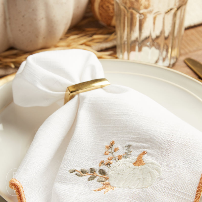 Two's Company HEIRLOOM HARVEST NAPKIN SET