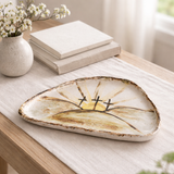 Etta B Pottery SUNSET CALVARY DISH
