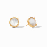 Julie Vos CYBER MONDAY HONEY STUD Iridescent Clear Crystal