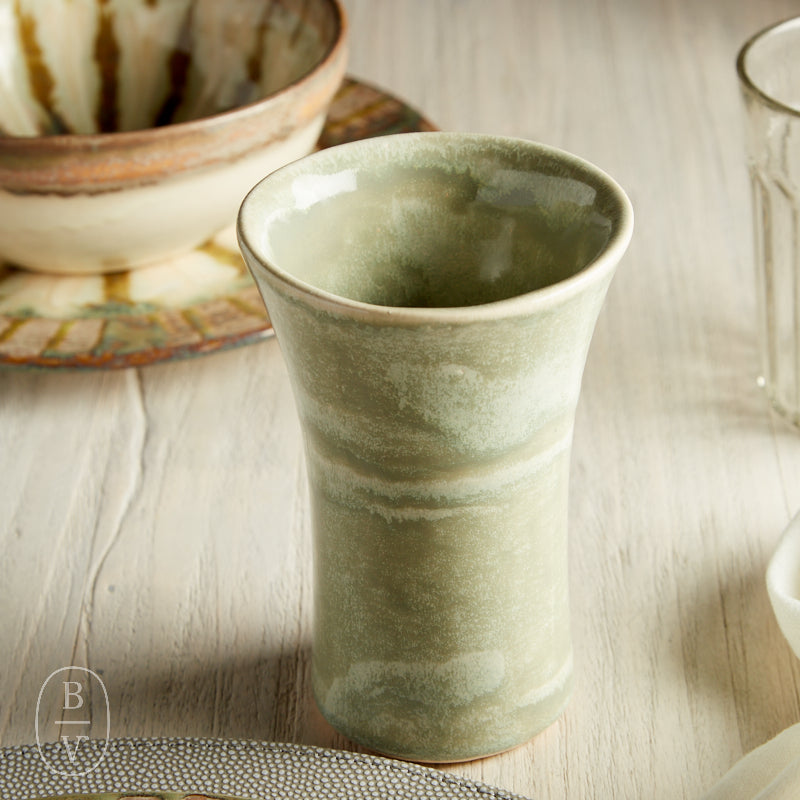 Good Earth Pottery TUMBLER Sage
