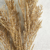 K and K Interiors GLITTERED ASPARAGUS SPRAY