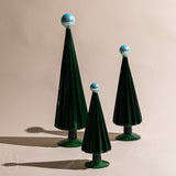 Cody Foster PLEATED GLASS TREE WITH BALL TOPPER 2024