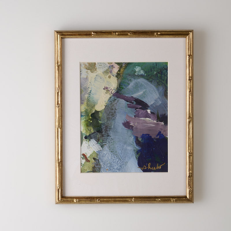 FRAMED PALETTE SERIES 8X10 GOLD BAMBOO No 15