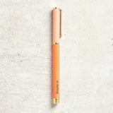 Mary Square SNAP CAP COLORBLOCK PEN Coral