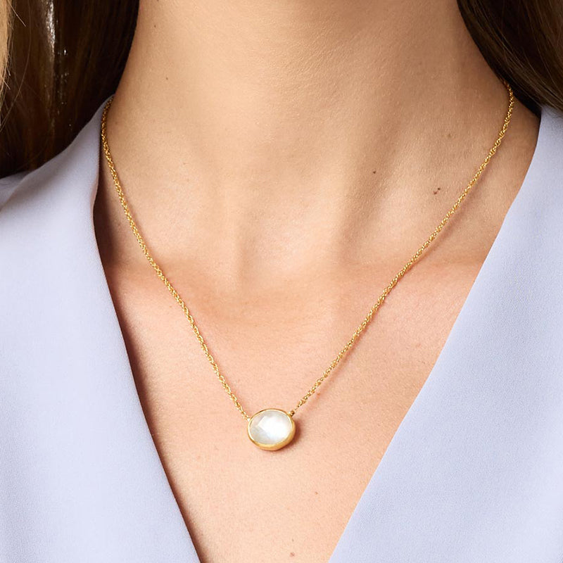 Julie Vos NASSAU SOLITAIRE NECKLACE