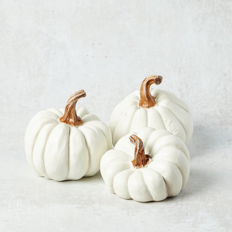 K and K Interiors RESIN PUMPKIN
