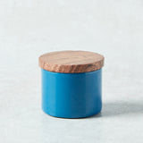 Creative Co-op STAINLESS STEEL PINCH POT Cobalt