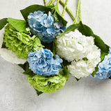 K and K Interiors REAL TOUCH HYDRANGEA SPRAY