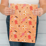 Doe A Deer CUTE AS CANDY FULL PATTERN FLOUR SACK TOWEL