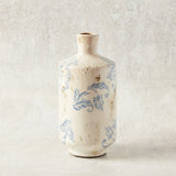 Creative Co-op TALL TERRACOTTA PATTERN VASE Scroll