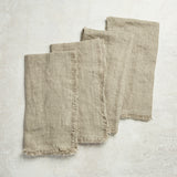 Indaba Trading LINEN NAPKIN SET OF 4