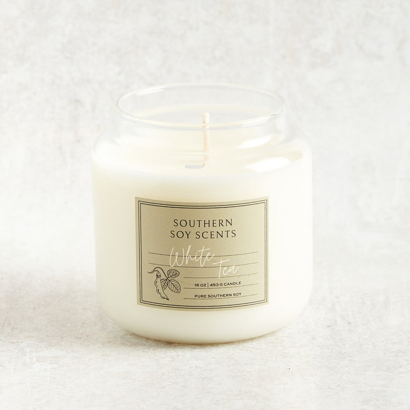 Southern Soy Scents LLC SOUTHERN SOY JAR CANDLE White Tea