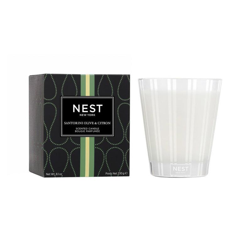 Nest Fragrances SEASONAL CLASSIC CANDLE Santorini Olive and Citron