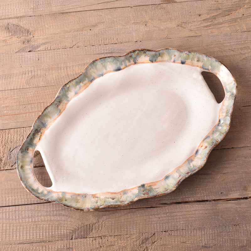 Etta B Pottery CAFE TRAY Magnolia
