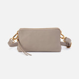 Hobo FERN SLIM BELT BAG Taupe Pebbled Leather