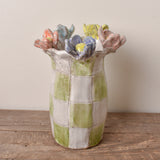 Dixie Pottery NO. 2 VASE WITH 5 FLOWERS JULY 26 DROP