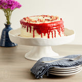 Beatriz Ball VIDA NUBE ROUND PEDESTAL CAKE PLATE White