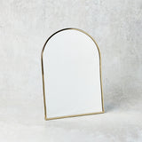 Creative Co-op BRASS ARCHED STANDING MIRROR