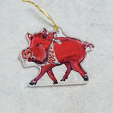 Lauren Dunn ACRYLIC MASCOT ORNAMENT Razorback