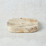 Creative Co-op MARBLE SOAP DISH Buff
