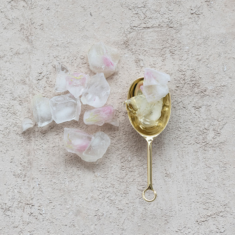 Creative Co-op GOLD STAINLESS STEEL SCOOP
