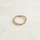 Beaded Blondes LAUREN 3MM RING Gold