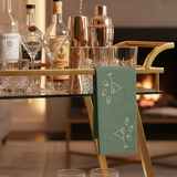 Geometry SHAKEN NOT STIRRED BAR TOWEL