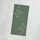 Geometry SHAKEN NOT STIRRED BAR TOWEL